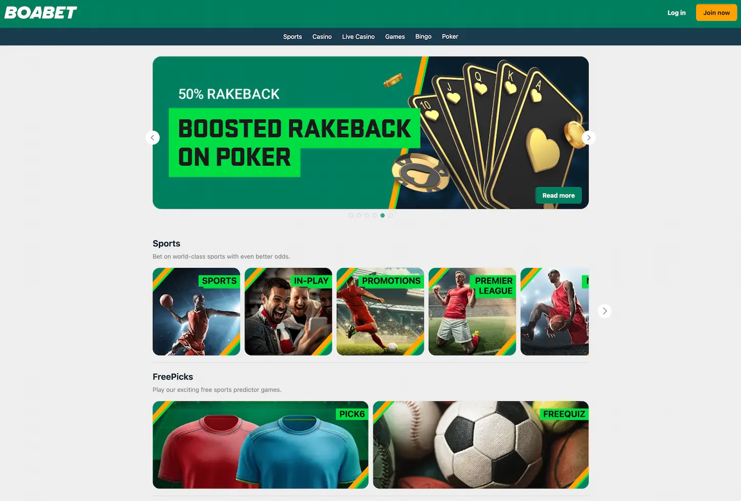 BoaBet Casino Startseite – Online Casino mit Slots, Live Casino, Sportwetten und lukrativen Bonusangeboten