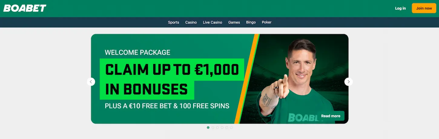 BoaBet Willkommenspaket – bis zu €1.000 Bonus, €110 Free Bet und 100 Freispiele für Neukunden